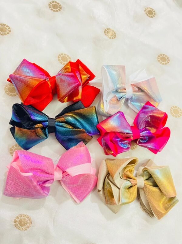 Shimmer Bow Clips